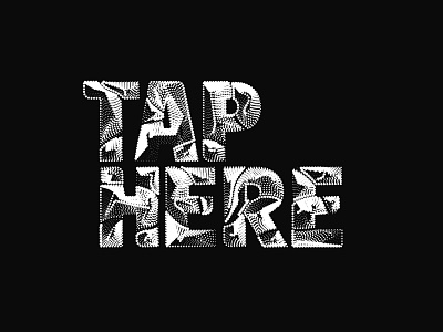 TAP HERE / for sale branding design effect fluid design for sale free freelancer game illustration lettering letters ligature logo logotype print tap here type type art typography vector