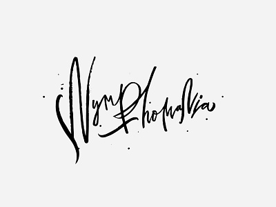 Nymphomania / Free sketch calligraphy clean design erotic for sale free illustration lettering ligature logo mark no color nymphomania porn print print design sex sexuality typography vector
