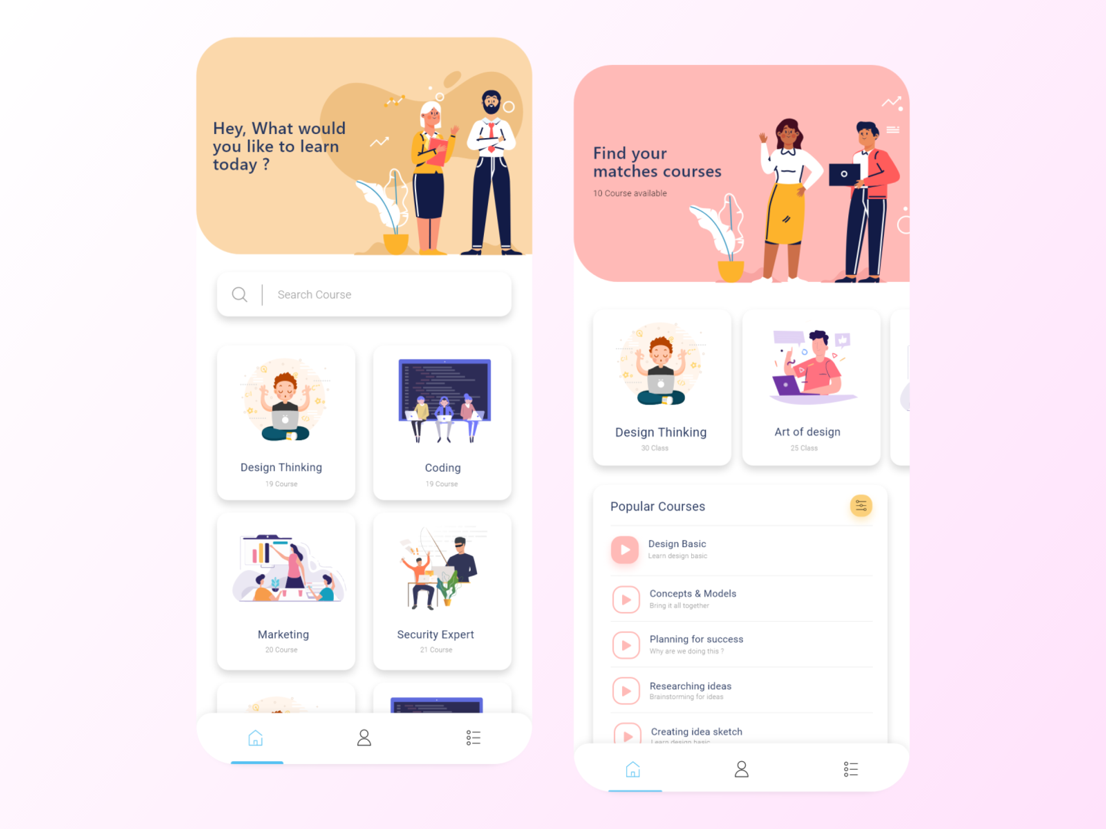 E Learning App By Sumurtokin Mehmud Nebir On Dribbble