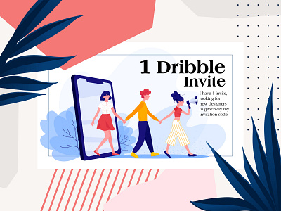 1 Dribbble Invites draw dribbble dribbble best shot dribbble invitation dribbble invite dribbble invites illustration illustration art invite design invite giveaway invites