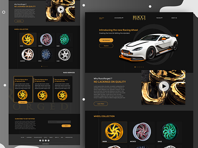 Rucci Forged Website Redesign