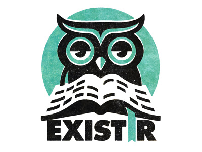 Existir logo basic draft illustration logo