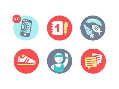 Icons for Aftonbladet -Viktklubb