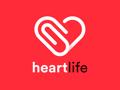 Monogram heart app clip heart icon logo monogram