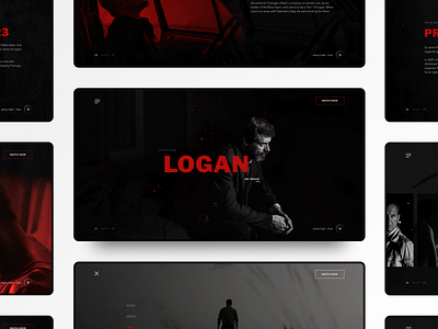 Logan design film hugh jackman logan marvel minimal movie ui wolverine x men