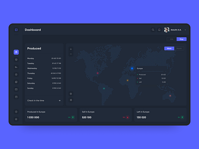 Map Dashboard app dashboad design desktop minimal saas ui ux web