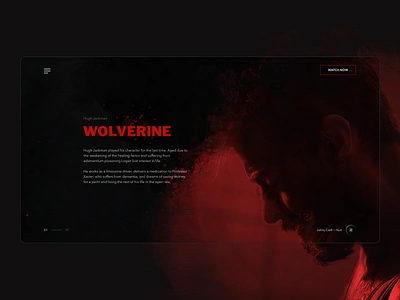 Logan Wolverine app design film logan minimal movie ui ux wolverine x men