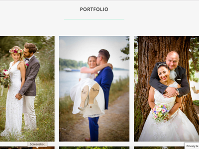 Wedding Photographer Website