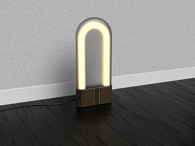 Floor lamp 3d cad industrial design lamp model product