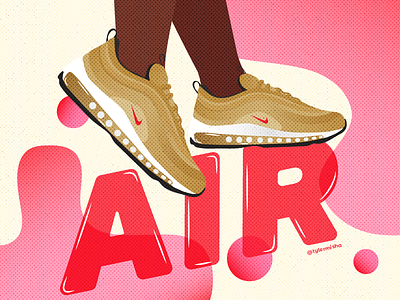 Nike Air Max 97 african american air max air max day airmax airmaxday black digital art fashion graphic design illustration illustrator nike nike air shoes sneakers style vector
