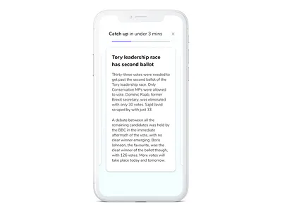 Mogul News "Briefing" Feature app articles design ios ios app news news articles newspaper reading reading app typography