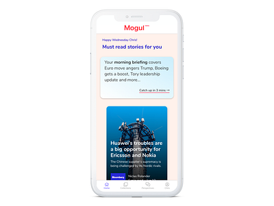 Mogul News homepage