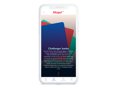 New Collection on Mogul News app articles design headline illustration ios ios app news news articles newspaper reading reading app typography ui