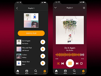 Music Player UI app design musicplayer ui uidesign uiux ux uxdesign