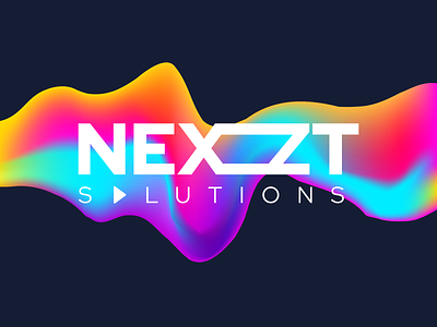 Nexzt Solutions brand identity brand branding identity logo next solutions vibrant