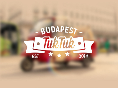 Budapest TukTuk brand identity logo print tuktuk