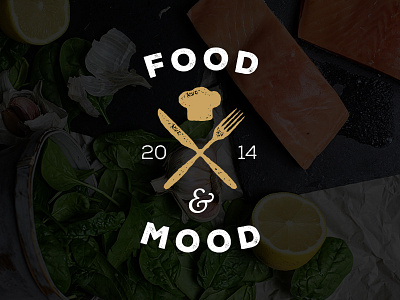 Food&Mood Brand identity brand identity chef food logo