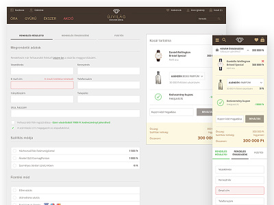 ecommerce checkout flow branding checkout ecommerce gray interface payment redesign ui watch web webshop website