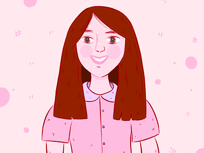 Day 1: Pinkie Girl digitaldrawing editorials illustration portraitdrawing procreatedrawing