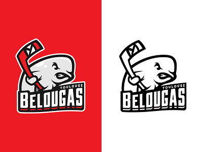 Toulouse Bélougas Hockey Club brand design branding design graphic graphic design hockey logo illustration illustrator logo mascot rebrand rebranding sport sports sports branding sports logo vector