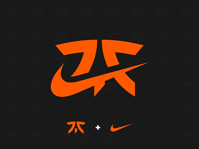 FNATIC X NIKE branding design esport esport logo graphic graphic design illustration logo nike rebrand rebranding vector