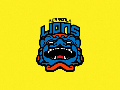 Heavenly Lions design esport esport logo graphic illustration lion logo mascot mascot character mascot design mascot logo