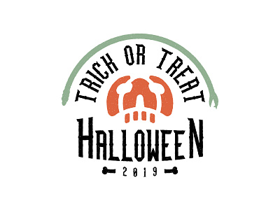 Halloween 2k19 brand design branding design graphic graphic design halloween halloween design illustration illustrator logo logo design logodesign skull skull art trick or treat trickortreat vector