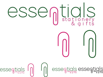 Essentials Staionery Store rebrand