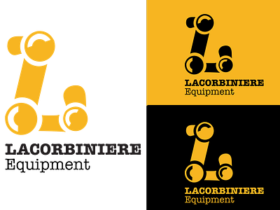 Lacorbiniere Equipment art direction branding branding design design illustration logo print design typography vector