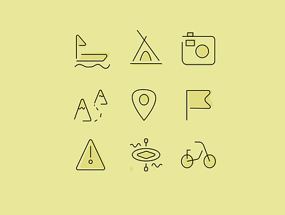 AdventureHook Icons app artist design icon illustration illustrator logo ui ux vector
