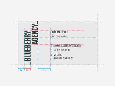 Business card guide bc business card grayscale grid line scheme typography wip