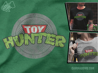 Toy Hunter - TMNT apparel design teenage mutant ninja turtles tmnt toy hunter tshirt design typography