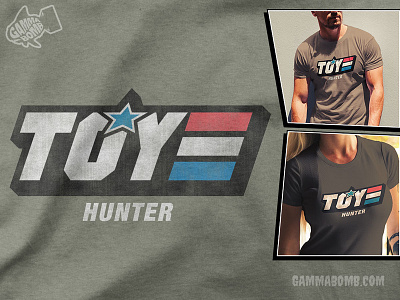 Toy Hunter - G.I. Joe apparel design g.i. joe graphic design toy hunter tshirtdesign typography yo joe