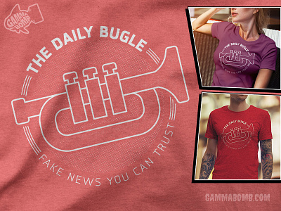 Fake News apparel design daily bugle fake news graphic design logo design marvel sarcasm spiderman tshirt design vector art