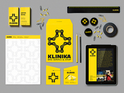 Klinika Bike Service - Branding award bike branding design identity klinika logo service sign visual