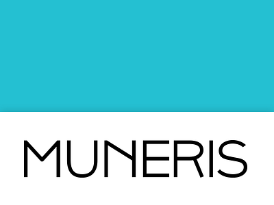 MUNERIS - Branding - Custom lettering black branding custom design graphic identity lettering logo muneris simple visual white