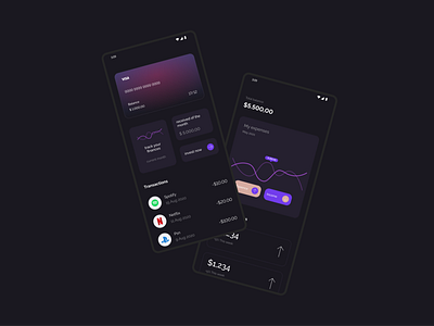 finance app 💸 app design finance illustration ui visual