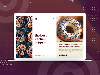 Winwin Kitchen Web Ui design ui ux web web interface