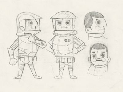 Character Design 2 astronaut character design