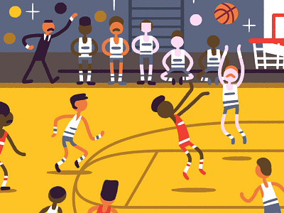 Basketball andrew kolb illustration kolbisneat