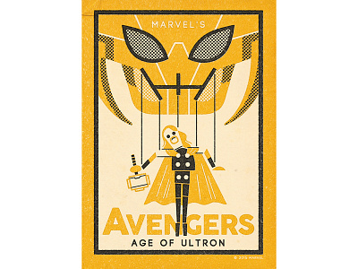 No Strings on Me - Thor age of ultron andrew kolb avengers illustration kolbisneat limited palette