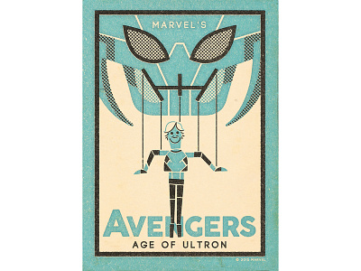 No Strings on Me - Quicksilver age of ultron andrew kolb avengers illustration kolbisneat limited palette