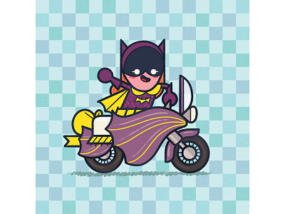 Speedy Batcycle andrew kolb batcycle batman 66 illustration kolbisneat planet pulp speedy speedsters