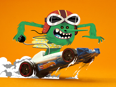 Leadin' The Way 1 andrew kolb hot wheels illustration kolbisneat mattel photography