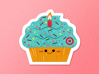 Cupcake Gift Card andrew kolb cupcake gift card illustration kolbisneat target