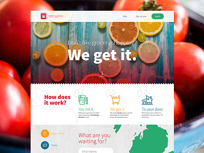 Grocery Delivery Web web