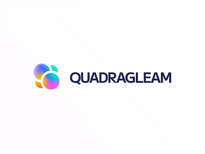 QuadraGleam - Radiant Circles of Brilliance Logo