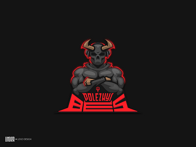 BES | Mascot Logo cybersport cybersport logo demon hell horns illustration logo logotype mark mascot mascot logo red stream logo