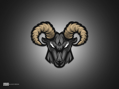 RAM | Mascot Logo anarchy cybersport cybersport logo grey hell horns logo logotype mascot mascot logo ram stream logo