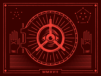 Vault WIP illustration tarot
